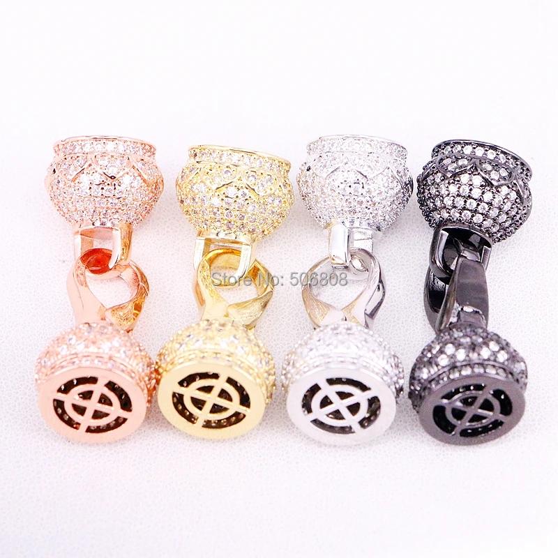 5PCS Double Head Pave White CZ Zircon Clasp, Buckle Clasp, Closure Lock, For Bracelet Necklace, Jewelry Accessory
5PCS Double Head Pave White CZ Zircon Clasp, Buckle Clasp, Closure Lock, For Bracelet Necklace, Jewelry Accessory