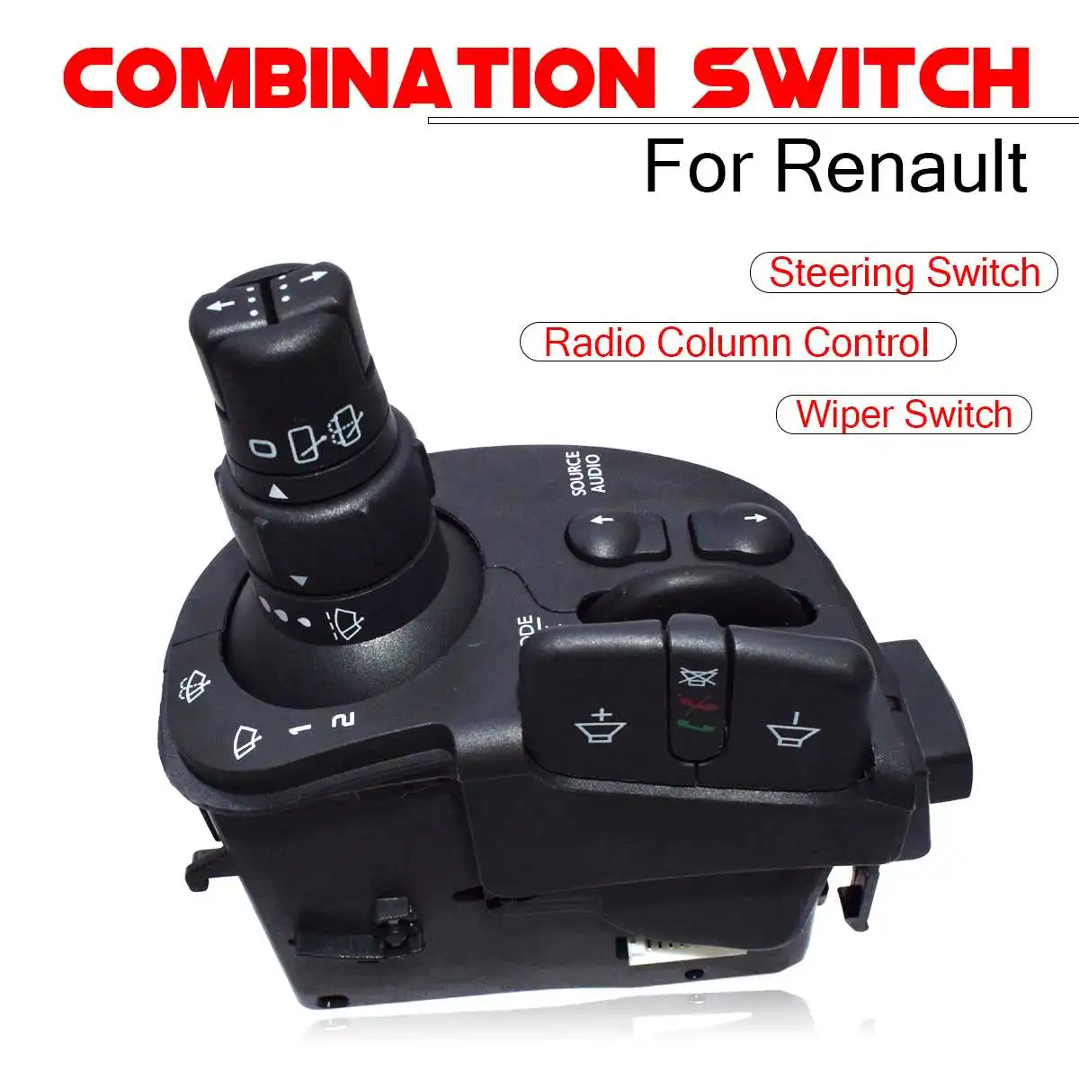 Wiper Radio Steering Column Combination Car Switch 8201590631 For Renault Clio Kangoo Modus Auto Replacement Switches Parts
Wiper Radio Steering Column Combination Car Switch 8201590631 For Renault Clio Kangoo Modus Auto Replacement Switches Parts
