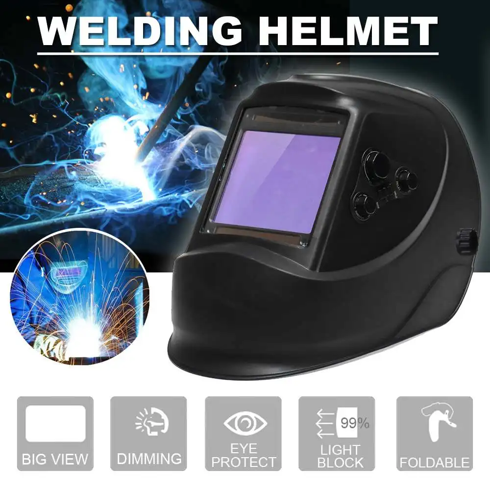 Big View TX800DF Welding Helmets 4 Arc Solar Auto Darkening TIG MIG MMA Grinding Welding Mask Helmets DIN5-DIN13
Big View TX800DF Welding Helmets 4 Arc Solar Auto Darkening TIG MIG MMA Grinding Welding Mask Helmets DIN5-DIN13