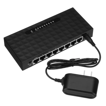 8 Ports 10/100Mbps 5V Gigabit Ethernet Network Switch Internet Hub with Power Adapter for TV Computer Games
8 Ports 10/100Mbps 5V Gigabit Ethernet Network Switch Internet Hub with Power Adapter for TV Computer Games