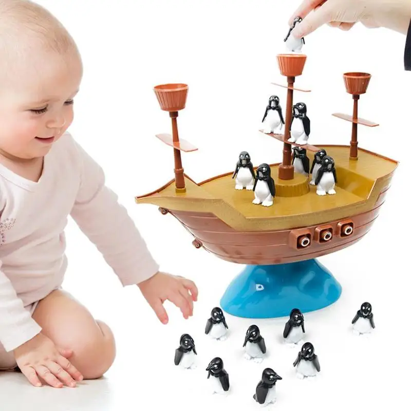 DIY Pirate Boat Balancing Game Penguins Balance Interactive Table Game Kits Toys For Children Educational Toys Birthday gift
DIY Pirate Boat Balancing Game Penguins Balance Interactive Table Game Kits Toys For Children Educational Toys Birthday gift