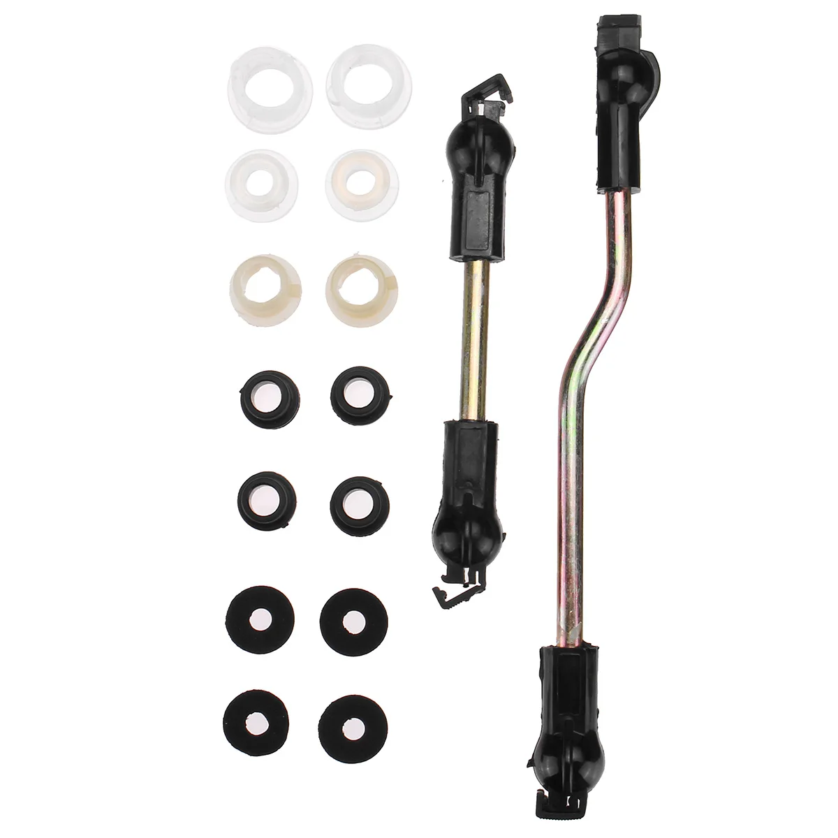 A Set Car Gear Shifter Repair Kit Selector Bush Kit For VW For Jetta & Golf Mk1 Convertible & GTI Selector Rods Linkage Kit
A Set Car Gear Shifter Repair Kit Selector Bush Kit For VW For Jetta & Golf Mk1 Convertible & GTI Selector Rods Linkage Kit