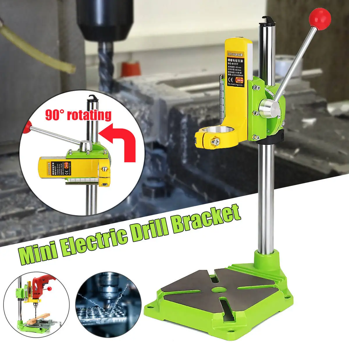 1Set Drill Press Table holder Chuck Durable drill clamp stand Electric Tools Drill Stand angle adjust Iron base
1Set Drill Press Table holder Chuck Durable drill clamp stand Electric Tools Drill Stand angle adjust Iron base