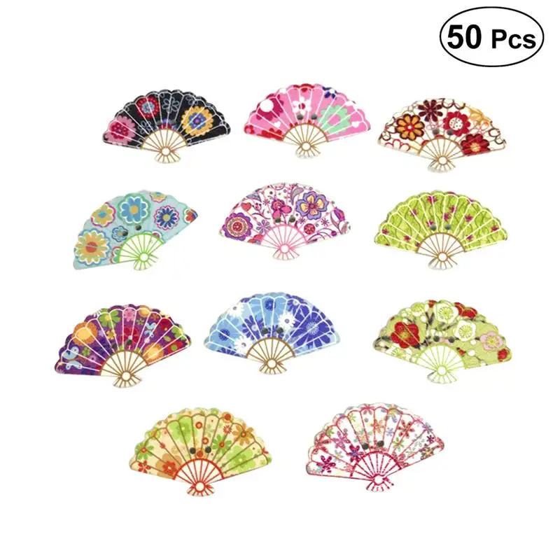 50 Pcs 30*18mm Wooden Buttons Fan Shape Mixed 2 Holes Random Painting Wood Button for Crafting Clothing Sewing
50 Pcs 30*18mm Wooden Buttons Fan Shape Mixed 2 Holes Random Painting Wood Button for Crafting Clothing Sewing