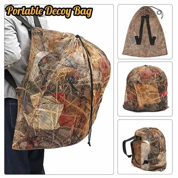 Duck Decoys Bag With Shoulder Straps Mesh Backpack Decoy Bag Pigeon/Dove Carry Large Decoy Storage Net Bag for Hunting
Duck Decoys Bag With Shoulder Straps Mesh Backpack Decoy Bag Pigeon/Dove Carry Large Decoy Storage Net Bag for Hunting