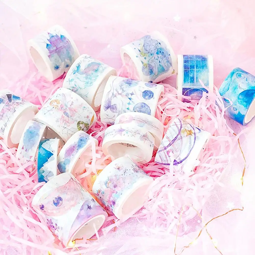 New Planet Bird Star Deer Decorative Washi Tape Sticker DIY Masking Tapes Diary Album Scrapbooking Cards Decoration Stationery
New Planet Bird Star Deer Decorative Washi Tape Sticker DIY Masking Tapes Diary Album Scrapbooking Cards Decoration Stationery