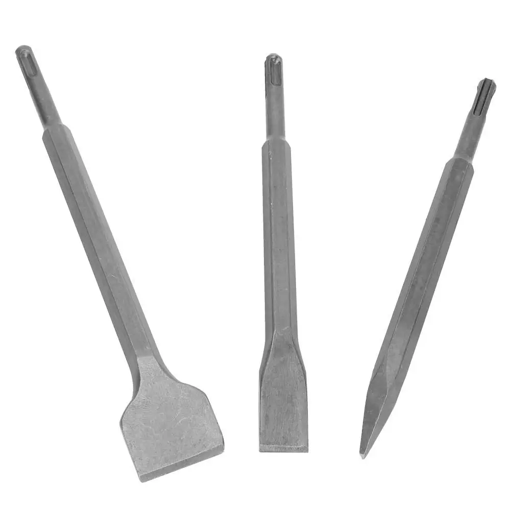 3pcs Hammer Chisel Bit Set for Electric Demolition Hammer Concrete Breaker Rotary Chisel Set hand Tool
3pcs Hammer Chisel Bit Set for Electric Demolition Hammer Concrete Breaker Rotary Chisel Set hand Tool