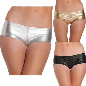 2019 Hot Women Low Waist Metallic Shorts For Lady Girls Dance Bottoms Basic Booty Mini Shorts Imitation Light Fitness Underpants
2019 Hot Women Low Waist Metallic Shorts For Lady Girls Dance Bottoms Basic Booty Mini Shorts Imitation Light Fitness Underpants