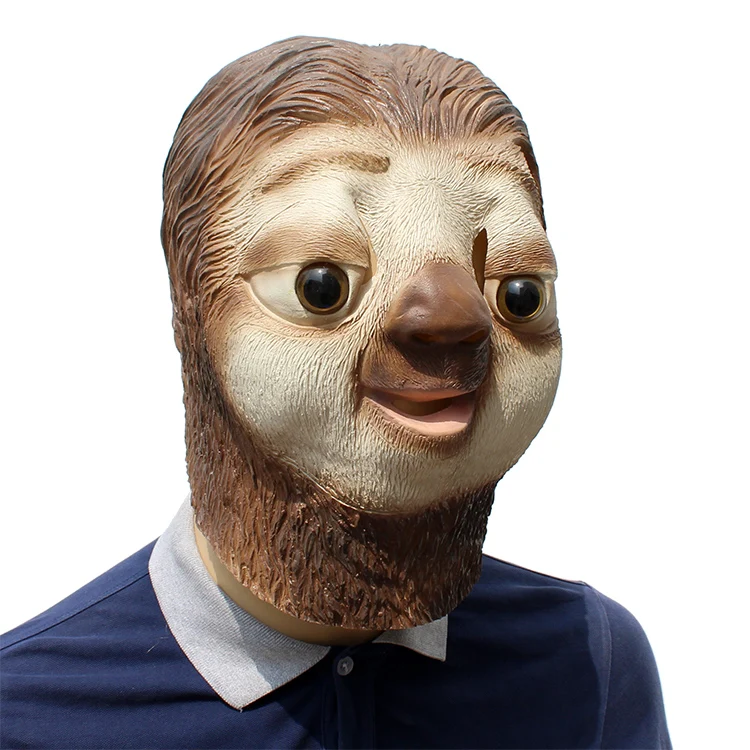 Novelty Theme Cosplay Party Adult Latex Sloth Masks Men's Bradypode Helmet Halloween Props Animal Character Cute Headgear Gifts
Novelty Theme Cosplay Party Adult Latex Sloth Masks Men's Bradypode Helmet Halloween Props Animal Character Cute Headgear Gifts