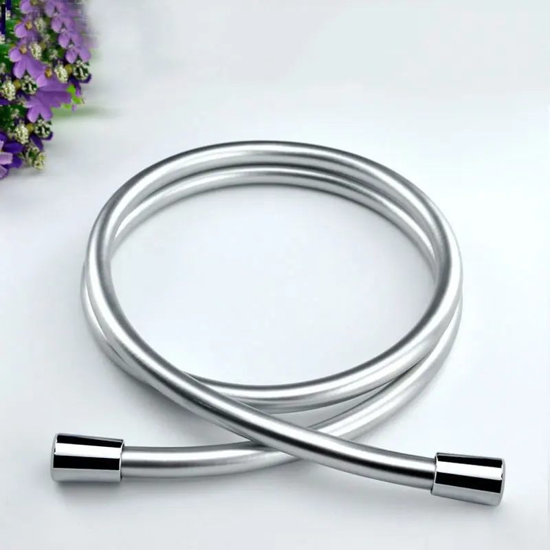 PVC High Pressure Silver PVC Smooth Shower Hose For Bath Handheld Shower Head Flexible Shower Hose Free Shipping
PVC High Pressure Silver PVC Smooth Shower Hose For Bath Handheld Shower Head Flexible Shower Hose Free Shipping