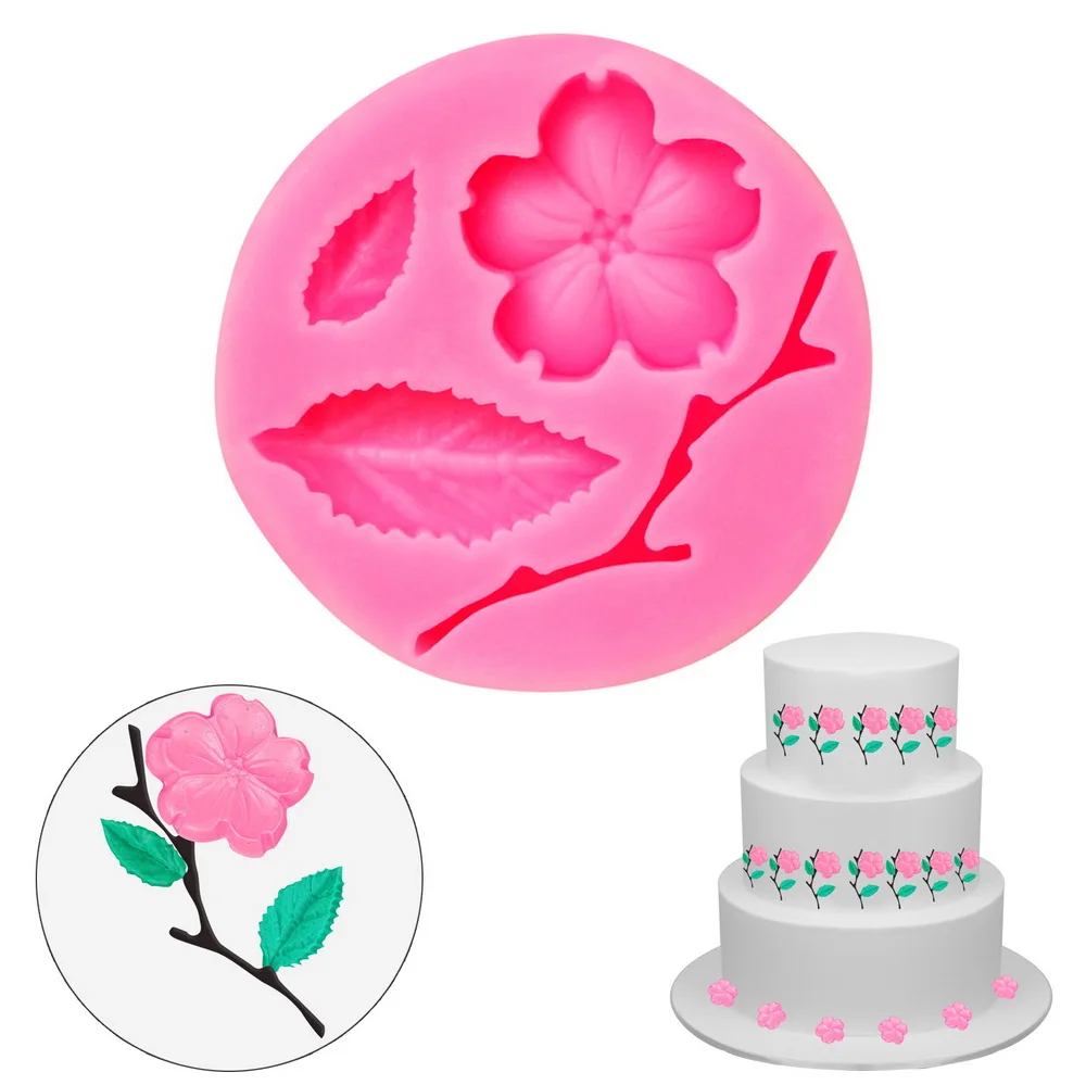 Flower Shape Candy Mould Fondant Cake Decorating Tools Chocolate Confectionery Mold 3D Silicone DIY Peach Blossom Shape
Flower Shape Candy Mould Fondant Cake Decorating Tools Chocolate Confectionery Mold 3D Silicone DIY Peach Blossom Shape