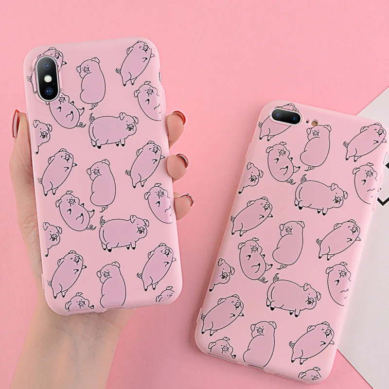Ottwn Cartoon Cover For iPhone 6 7 8 Plus X XR XS Max Cartoon Funny Pig Cases For iPhone 6 6S Plus Soft Silicon Back Cover Coque
Ottwn Cartoon Cover For iPhone 6 7 8 Plus X XR XS Max Cartoon Funny Pig Cases For iPhone 6 6S Plus Soft Silicon Back Cover Coque