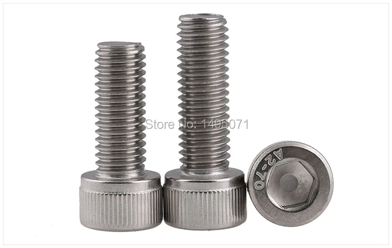 500PCS/LOT Metric M2 DIN912 304 Stainless Steel A2 Hex Socket Head Cap Screw Bolts
500PCS/LOT Metric M2 DIN912 304 Stainless Steel A2 Hex Socket Head Cap Screw Bolts
