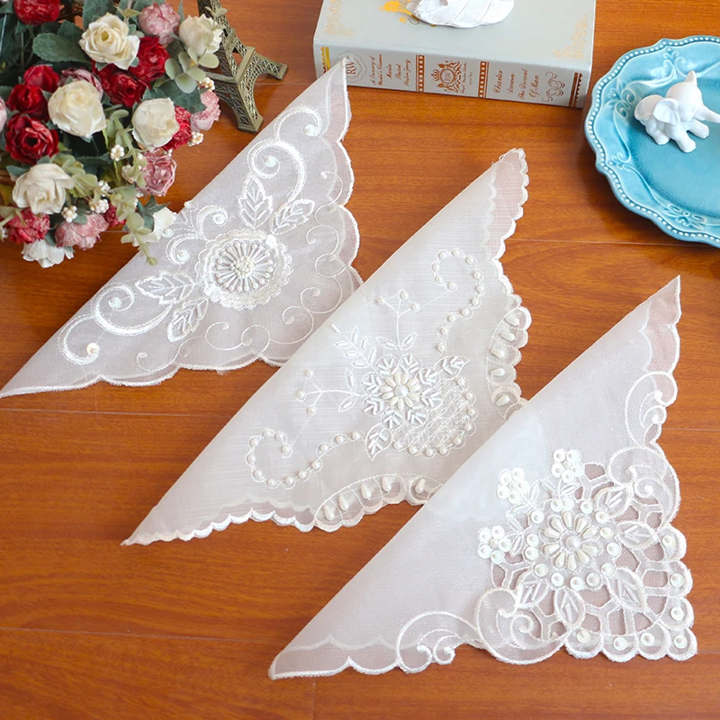 Korean Glitter Sequins Lace Embroidery Placemat Beaded Doily Coffee Mug Drink Coaster Set Tea Towel Christmas Wedding Decoration
Korean Glitter Sequins Lace Embroidery Placemat Beaded Doily Coffee Mug Drink Coaster Set Tea Towel Christmas Wedding Decoration