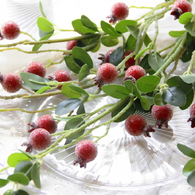 Super Beautiful Artificial Fake Berry Colored Glass Fruit Branch Plant Decorative Artificial Berry Plant For Flower arrangement
Super Beautiful Artificial Fake Berry Colored Glass Fruit Branch Plant Decorative Artificial Berry Plant For Flower arrangement