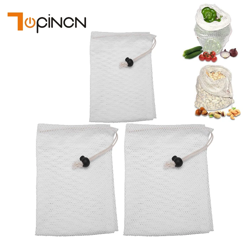 

Reusable Mesh Shopping Bags Washable Eco Friendly Bags for Grocery Shopping Storage Fruit Vegetable Toys Sundries Produce Bag