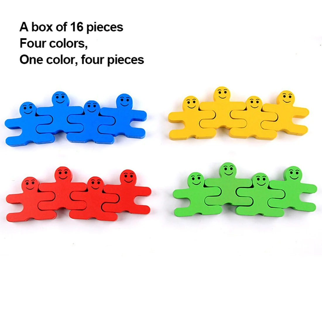 1 box of 16 pieces baby wooden creative parent-child early education toys educational toys cartoon balance villain building bl
1 box of 16 pieces baby wooden creative parent-child early education toys educational toys cartoon balance villain building bl