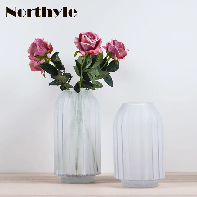 Europe white dull polish glass vase home decoration frosted glass vase wedding decoration floor vase flowerpot glass terrarium
Europe white dull polish glass vase home decoration frosted glass vase wedding decoration floor vase flowerpot glass terrarium