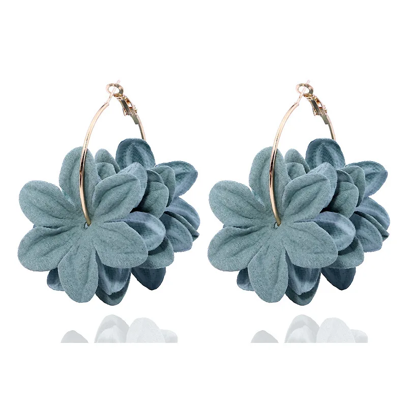 LWMMD Simple Sweet Cute Fabric Cloth Flower Drop Earrings Romantic Elegant Earring for Women Girls Jewelry Christmas Gift
LWMMD Simple Sweet Cute Fabric Cloth Flower Drop Earrings Romantic Elegant Earring for Women Girls Jewelry Christmas Gift
