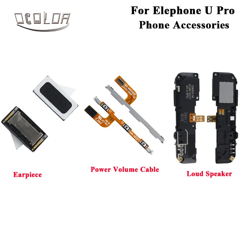 Ocolor для Elephone U Pro кнопка питания громкости гибкий кабель клавиатуры динамик
