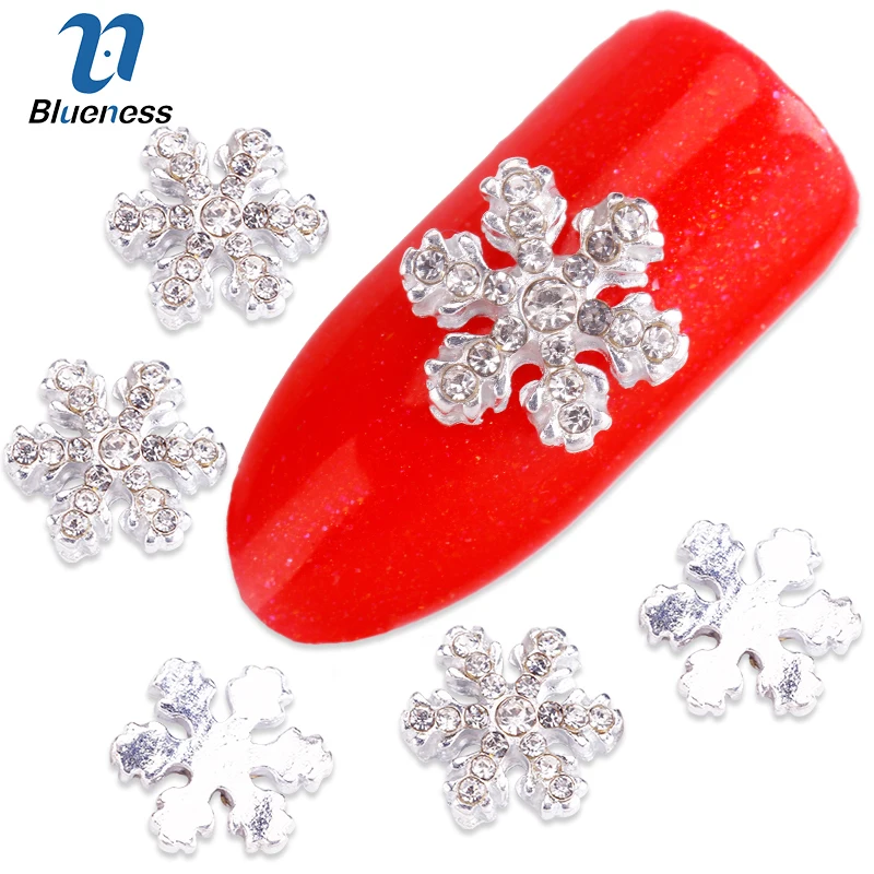 Blueness 10Pcs Alloy 3D Nail Art Stickers White Snowflakes Christmas Glitter Nail Gel Tools DIY Rhinestone & Decoration TN463
Blueness 10Pcs Alloy 3D Nail Art Stickers White Snowflakes Christmas Glitter Nail Gel Tools DIY Rhinestone & Decoration TN463