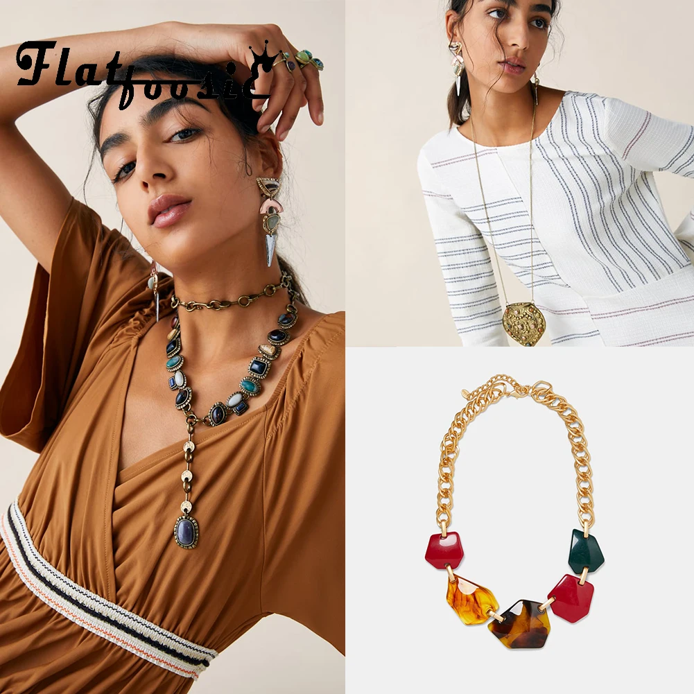 Flatfoosie 2019 ZA New Vintage Pearl Statement Necklace Women Long Metal Chain Necklace Choker Collar Boho Wedding Accessories
Flatfoosie 2019 ZA New Vintage Pearl Statement Necklace Women Long Metal Chain Necklace Choker Collar Boho Wedding Accessories