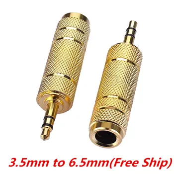Whole Sale 6.35mm Male Plug to 3.5mm Female Connector Headphone Amplifier Audio Adapter Microphone AUX 6.3 3.5 mm Converter
Whole Sale 6.35mm Male Plug to 3.5mm Female Connector Headphone Amplifier Audio Adapter Microphone AUX 6.3 3.5 mm Converter