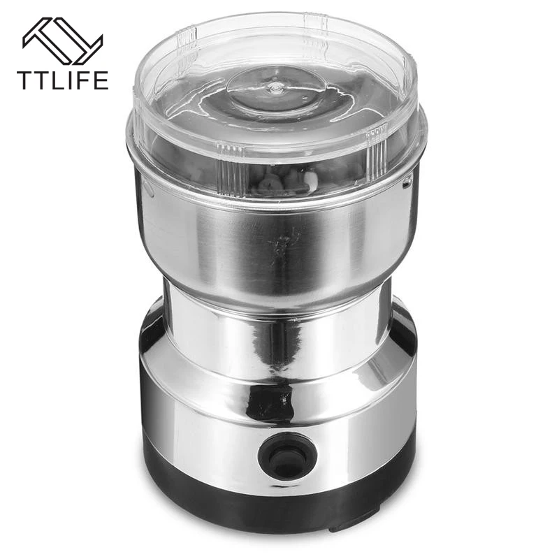 TTLIFE Electric Stainless Steel Coffee Bean Grinder Home Grinding Milling Machine 220V EU Plug Coffee Accessories Kitchenware
TTLIFE Electric Stainless Steel Coffee Bean Grinder Home Grinding Milling Machine 220V EU Plug Coffee Accessories Kitchenware