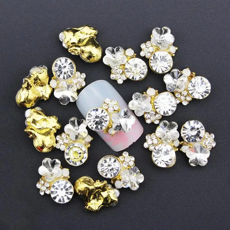 Blueness 10Pcs/Pack Glitters 3D Nail Art Rhinestone Clear DIY Alloy Nails Decorations Accessoires Crystal Gold Manicure Tools
Blueness 10Pcs/Pack Glitters 3D Nail Art Rhinestone Clear DIY Alloy Nails Decorations Accessoires Crystal Gold Manicure Tools