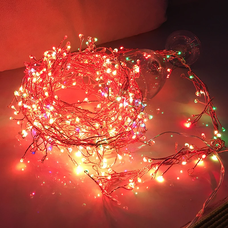 RGB auto twinkling firecrackers fairy light - 137.8" Length,600 LEDs christmas tree light string party decor lighting chain
RGB auto twinkling firecrackers fairy light - 137.8" Length,600 LEDs christmas tree light string party decor lighting chain