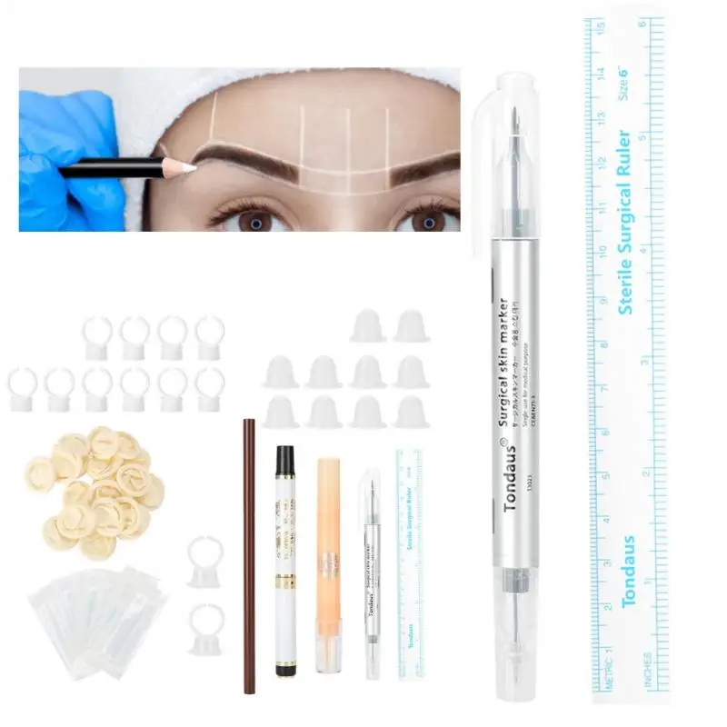 Microblading Kit Eyebrow Makeup Fog Eyebrow Tattoo Pen for Tattoo Beginner With Eyebrow positioning Needle Blade Ink Ring
Microblading Kit Eyebrow Makeup Fog Eyebrow Tattoo Pen for Tattoo Beginner With Eyebrow positioning Needle Blade Ink Ring