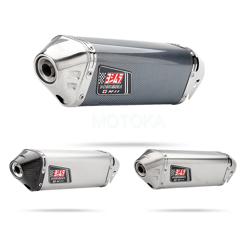 Z1000 R6 GSXR600 Z900 Z800 H2R Ninja250 KTM690 ER6N GSX-R125 K8 Motorcycle Yoshimura Exhaust Pipe Universal Carbon Fiber Escape
Z1000 R6 GSXR600 Z900 Z800 H2R Ninja250 KTM690 ER6N GSX-R125 K8 Motorcycle Yoshimura Exhaust Pipe Universal Carbon Fiber Escape