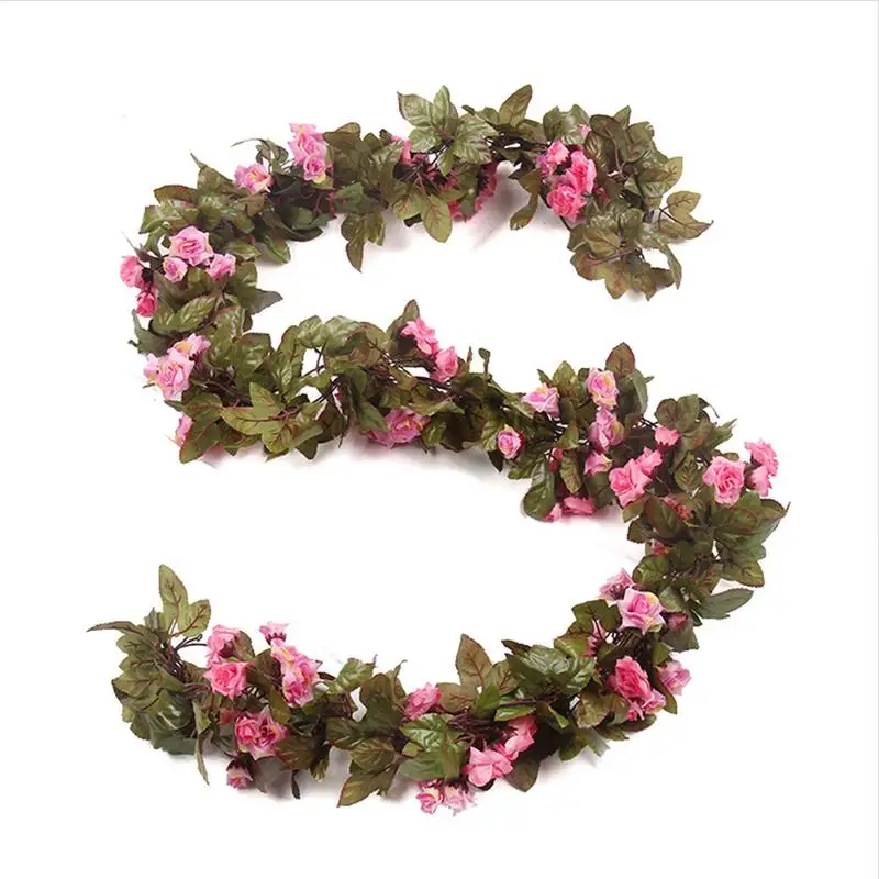 220cm Wedding Artificial Silk Rose Flower Wisteria Vine Rattan Hanging Flower Garland for Wedding Party Home Garden Decoration
220cm Wedding Artificial Silk Rose Flower Wisteria Vine Rattan Hanging Flower Garland for Wedding Party Home Garden Decoration
