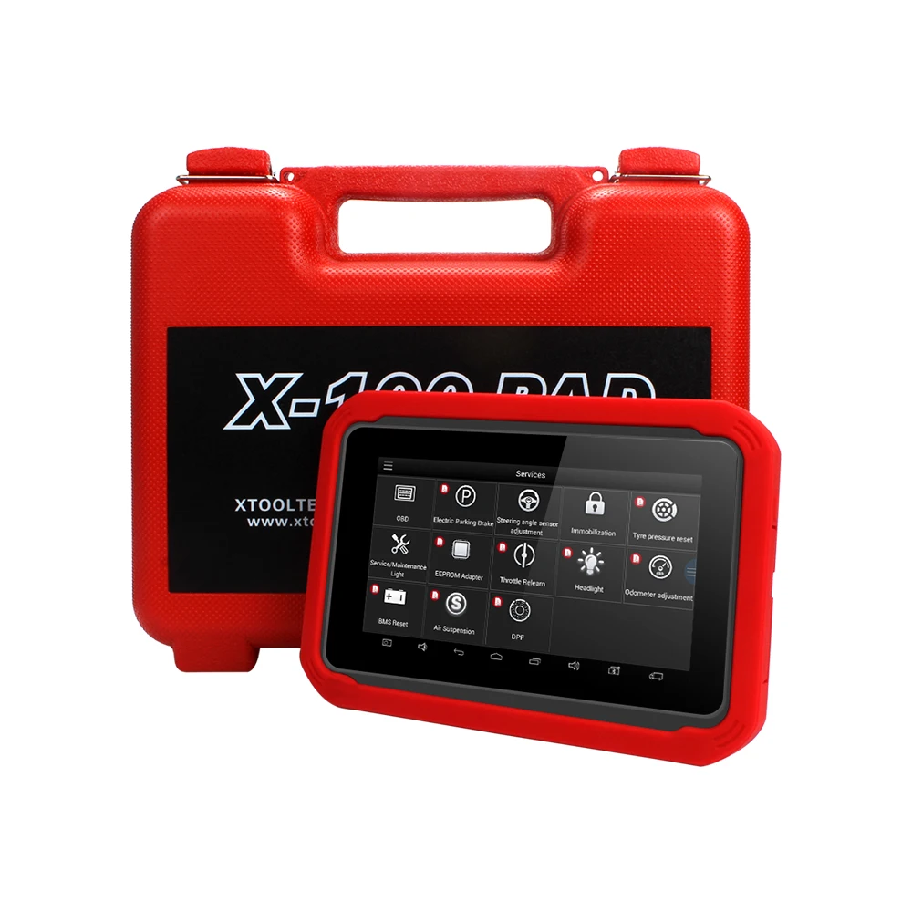 Original XTOOL X100 PAD Professional Auto Key Programmer Odometer Adjustment Oil Reset X100 Pad Free Update 2 Years
Original XTOOL X100 PAD Professional Auto Key Programmer Odometer Adjustment Oil Reset X100 Pad Free Update 2 Years