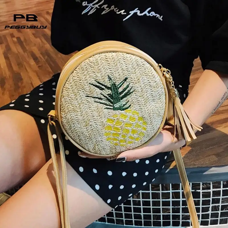 Women Summer bag Casual Embroider Straw bag Round Beach Crossbody Bag for women purses and handbags clutch sac a main purse 2019
Women Summer bag Casual Embroider Straw bag Round Beach Crossbody Bag for women purses and handbags clutch sac a main purse 2019