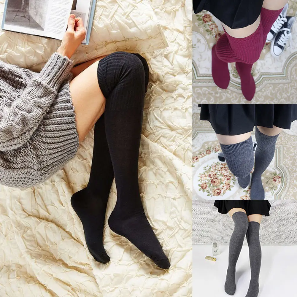 New Fashion Women's Stockings Sexy Warm Thigh High Over The Knee Socks Long Cotton Stockings For Girls Ladies accessories
New Fashion Women's Stockings Sexy Warm Thigh High Over The Knee Socks Long Cotton Stockings For Girls Ladies accessories