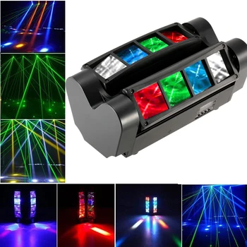 Auto Running DJ Disco Party 90W RGBW LED DMX512 Sound Activated Mini Spider Stage Beam Light Head Moving Rotatable Effect Lamp
Auto Running DJ Disco Party 90W RGBW LED DMX512 Sound Activated Mini Spider Stage Beam Light Head Moving Rotatable Effect Lamp