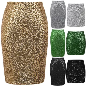 Women Summer Sexy High Waist Sequin Bodycon Pencil Glitter Clubwear Elegant Slim Solid Mini Skirt Night Out Skirts
Women Summer Sexy High Waist Sequin Bodycon Pencil Glitter Clubwear Elegant Slim Solid Mini Skirt Night Out Skirts