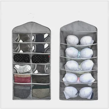 New Arrival Double Sides Small Pockets Wardrobe Hanging Organizers for Underwear Bra Socks Wall Door Storage Bag
New Arrival Double Sides Small Pockets Wardrobe Hanging Organizers for Underwear Bra Socks Wall Door Storage Bag