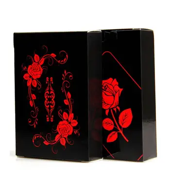 New Arrival Rose Design Plastic Black PVC Poker Waterproof Playing Cards Novelty Collection High Quality Durable Poker Gift
New Arrival Rose Design Plastic Black PVC Poker Waterproof Playing Cards Novelty Collection High Quality Durable Poker Gift