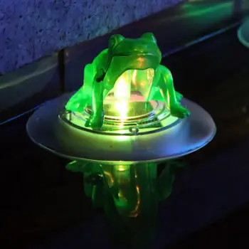Litake Floating Light Solar RGB Color Change Lotus / Frog Shape Outdoor Garden Pool Water Decoration Light
Litake Floating Light Solar RGB Color Change Lotus / Frog Shape Outdoor Garden Pool Water Decoration Light