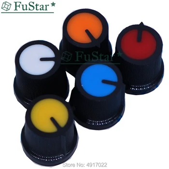 10PCS WH148 knob Plastic Potentiometers Knob for Single Double Potentiometers Switch Cap 14.5X15mm Handle 6MM AG3 5Color each 2
10PCS WH148 knob Plastic Potentiometers Knob for Single Double Potentiometers Switch Cap 14.5X15mm Handle 6MM AG3 5Color each 2