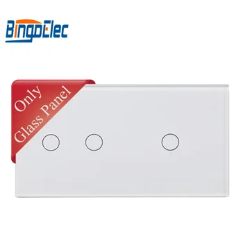 Bingoelec DIY White Black Gold Big Glass Panel 86*157mm For Touch Switches And Sockets AssemblySize
Bingoelec DIY White Black Gold Big Glass Panel 86*157mm For Touch Switches And Sockets AssemblySize