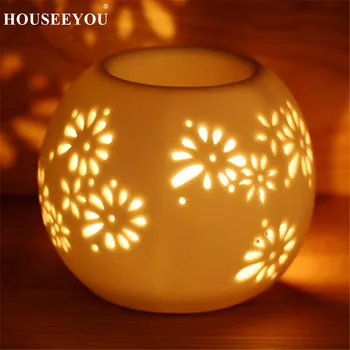 Creative Pure White Hollow Oil Burner Ceramic Aroma Burner Essential Oil Lamps Fresh Air Home Office Decor Use In Living Room
Creative Pure White Hollow Oil Burner Ceramic Aroma Burner Essential Oil Lamps Fresh Air Home Office Decor Use In Living Room