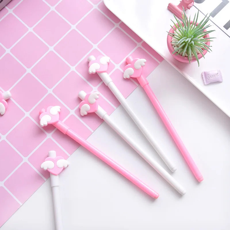 Ellen Brook 1 Pieces Creative Cute Cartoon Wing Gel Pens Handles Stationery Gift Novel Styling Rod Office School Supplies
Ellen Brook 1 Pieces Creative Cute Cartoon Wing Gel Pens Handles Stationery Gift Novel Styling Rod Office School Supplies