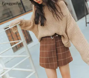 2019 Women'S Ulzzang Autumn And Winter Harajuku Thickened Woolen Plaid Retro Skirt Female Cute Japanese Kawaii Skirts For Women
2019 Women'S Ulzzang Autumn And Winter Harajuku Thickened Woolen Plaid Retro Skirt Female Cute Japanese Kawaii Skirts For Women