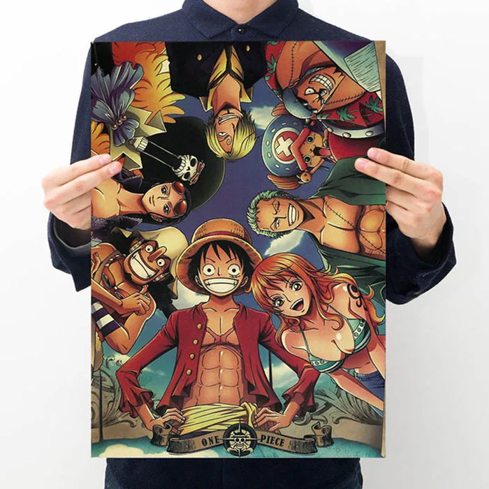 Hot One Piece Action Figure Poster Craft Print Wall Sticker Vintage Paper Anime One Piece Posters Luffy Wanted Kids Boys Gifts
Hot One Piece Action Figure Poster Craft Print Wall Sticker Vintage Paper Anime One Piece Posters Luffy Wanted Kids Boys Gifts