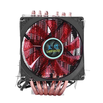 Lanshuo 6 Heat Pipe 3 Wire With Light Double Fan Cpu Fan Radiator Cooler Heat Sink For Intel Lga 1155/1156/1366 Cooler Heat Si
Lanshuo 6 Heat Pipe 3 Wire With Light Double Fan Cpu Fan Radiator Cooler Heat Sink For Intel Lga 1155/1156/1366 Cooler Heat Si