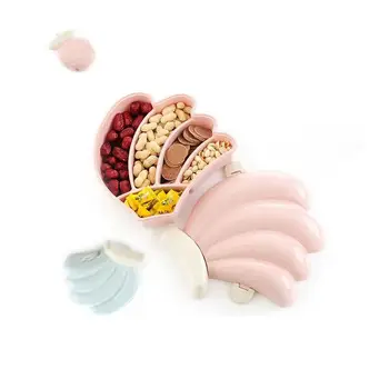 Plastic Compartment Dried Fruit Box Home Innovative Snack Candy storage fruit plate organize with Cover Sunflower Seeds Tray
Plastic Compartment Dried Fruit Box Home Innovative Snack Candy storage fruit plate organize with Cover Sunflower Seeds Tray