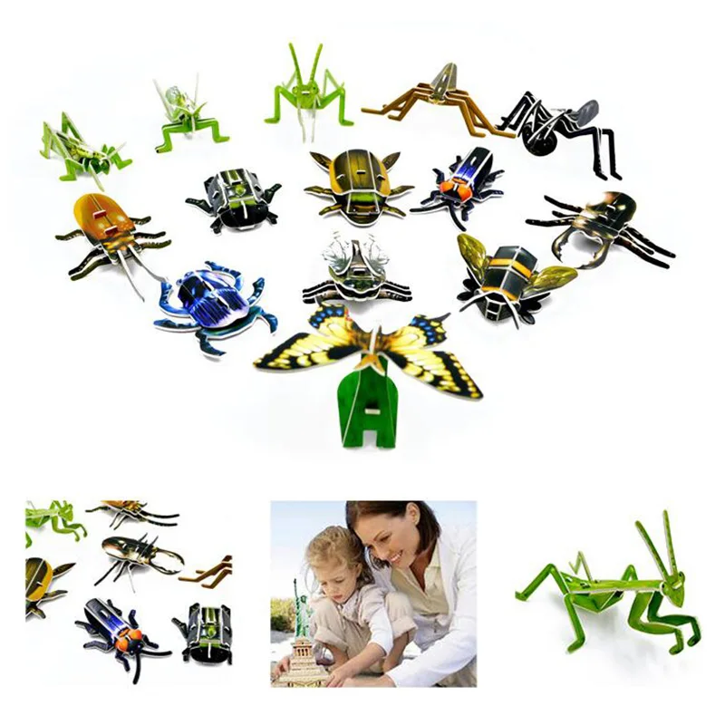 Assembly 3D Cardboard Puzzle Toy DIY Insects Model Animal Butterfly Paper Puzzles Parent Child Creative Toys For Children Gift
Assembly 3D Cardboard Puzzle Toy DIY Insects Model Animal Butterfly Paper Puzzles Parent Child Creative Toys For Children Gift
